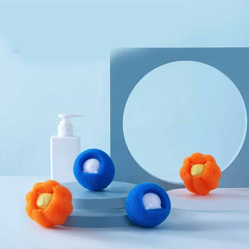Sponge laundry ball