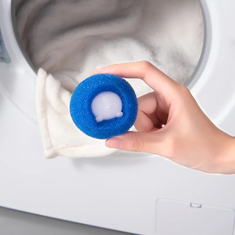 Sponge laundry ball
